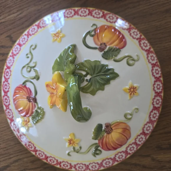 5 Piece Temptations Fall Ceramic Serving Bowl Dish Set - Picture 16 of 16